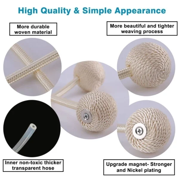 Magnetic Ball Curtain Buckle Tie
