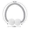 Magnetic Curtain Tiebacks Braided Buckle Clips