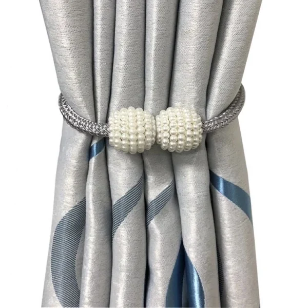 Pearl Magnetic Curtain Clip Tie Rope