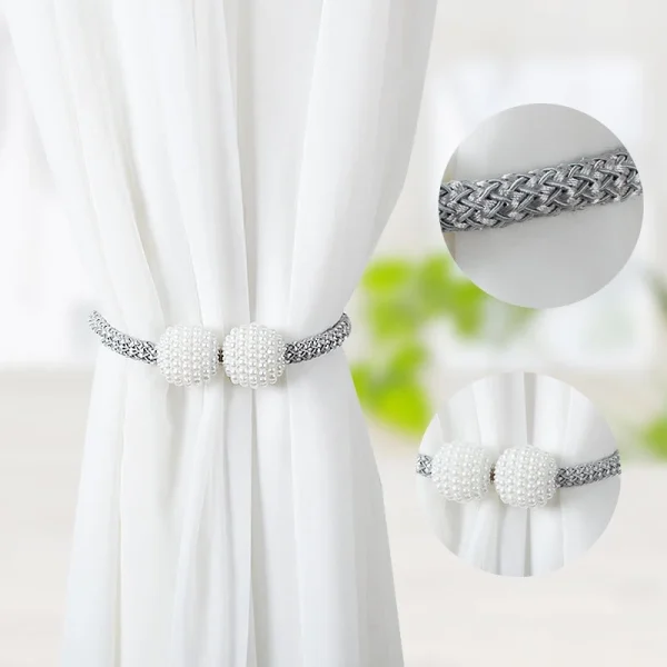 Pearl Magnetic Curtain Clip Tie Rope