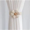 Random Flower Curtain Strap Buckle