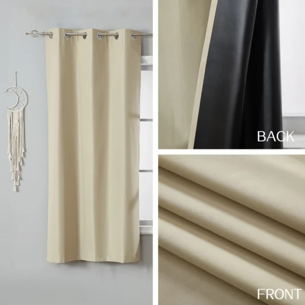 Random Blackout Curtain Grommet Top W132cm H160cm