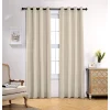 Random 135x225cm Eyelet Blackout Curtain Sandy Soil