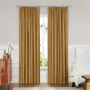 Random 135x225cm Eyelet Blackout Curtain Royal Brown