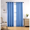 Random 135x225cm Eyelet Blackout Curtain Baby Blue
