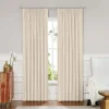 Random 135x225cm Eyelet Blackout Curtain Sandy Soil