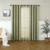 Random 140x220cm Kurtina Solid Colour Ring Curtain