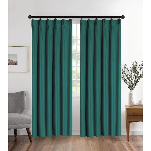 Random Semi Blackout Door Curtain Plain W120cm H210cm