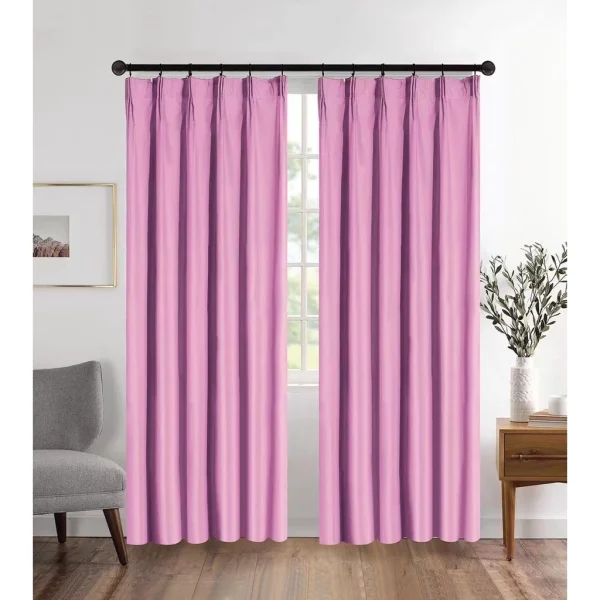 Random Semi Blackout Door Curtain Plain W120cm H210cm