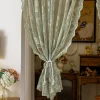 Random 140x60cm Lace Country Cafe Sheer Curtain