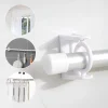 2Pcs Simple Self-Adhesive Curtain Rod Holder