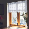 120x150cm Boho White Lace Short Curtain