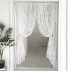 100x200cm White Lace Window Curtain