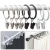 5Pcs Metal Ring Curtain Clips