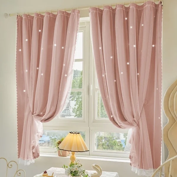 Random 90x180cm Solid Color 100% Blackout Curtain