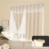 Random 90x180cm Solid Color 100% Blackout Curtain