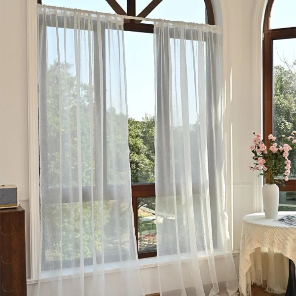 100x250cm Wrinkled Terylene Pole Curtain