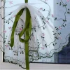 80x150cm Non-Punched Roman Shade with Butterfly Embroidery