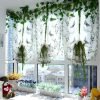 80x150cm Non-Punched Roman Shade with Butterfly Embroidery