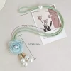 2Pcs Camellia Flower Curtain Tiebacks