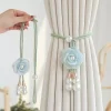 2Pcs Camellia Flower Curtain Tiebacks