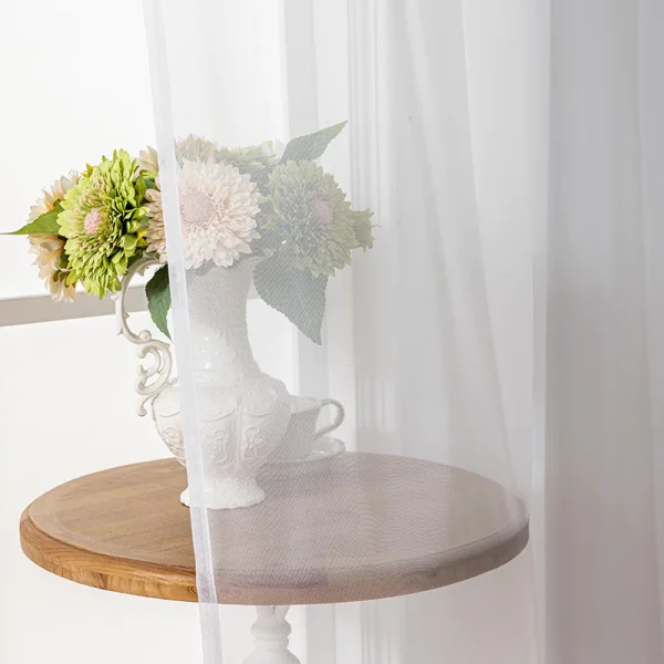 100x250cm Light Filtering Voile Window Curtain