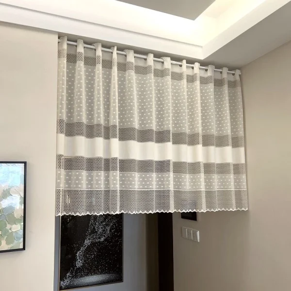 150x60cm Star Hollow Out Short Valance Curtain