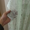 145x200cm French Retro Lace Velcro Window Curtain