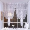 145x200cm French Retro Lace Velcro Window Curtain