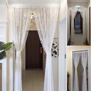 Random Lace Window Curtain W140cm H260cm